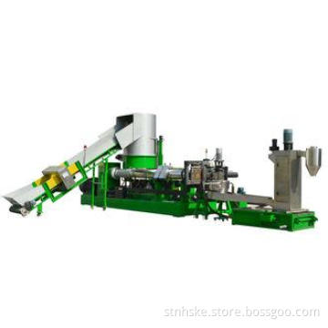 PP film granulator with Water ring hot cutting die for plas
